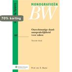 Onrechtmatige daad: aansprakelijkheid voor zaken /, Verzenden, Zo goed als nieuw, Wolters Kluwer Nederland B.V.