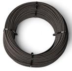 Staalkabel 3 mm, 10 meter gebundeld, zwart, Tuin en Terras, Verzenden, Nieuw