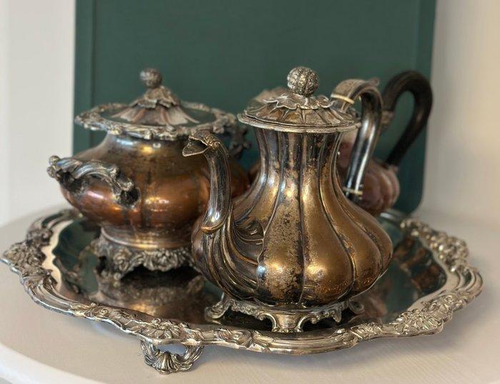 G. BALAINE -Paris,F.B. Rogers Silver Co. - Koffie- en, Antiquités & Art, Antiquités | Ustensiles de cuisine