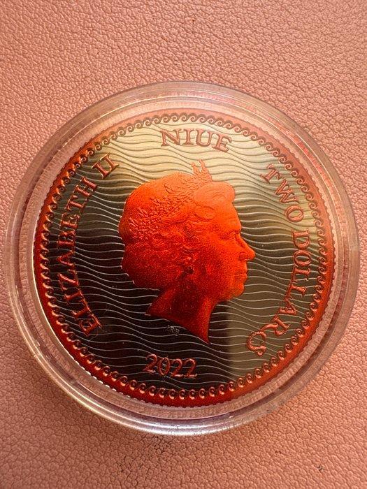 Niue. 2 Dollars 2022 (Zonder minimumprijs), Timbres & Monnaies, Monnaies | Europe | Monnaies non-euro