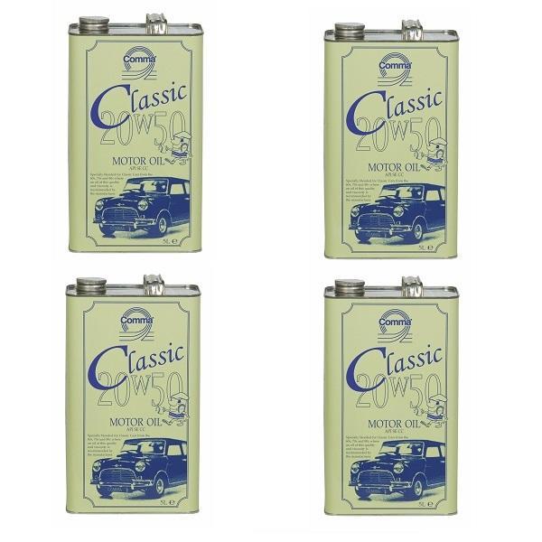 Comma Classic Motor olie 20W50 4 X 5 Liter (SALE), Autos : Divers, Outils de voiture, Envoi
