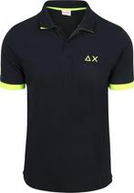 Sun68 Poloshirt Big Logo Fluo Navy maat Maat 48/50 (M) Heren, Kleding | Heren, Nieuw, Sun68, Verzenden, Maat 48/50 (M)