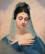 Claude Marie Dubufe (1790-1864), Workshop of - Mary, Antiek en Kunst