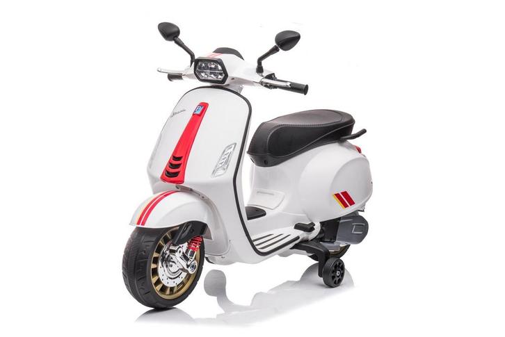 Vespa Sprint, 12 volt elektrische scooter met muziek en meer, Kinderen en Baby's, Speelgoed | Buiten | Accuvoertuigen, Ophalen of Verzenden