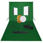 vidaXL Fotostudioset met softboxlampen, achtergrond en, Verzenden, Nieuw