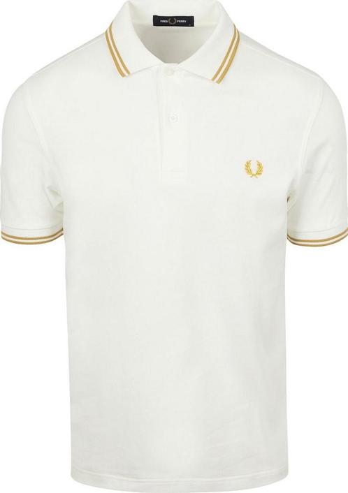 Fred Perry M3600 Polo Wit Y53 maat Maat 52/54 (L) Heren, Kleding | Heren, Polo's, Wit, Nieuw, Maat 52/54 (L), Verzenden