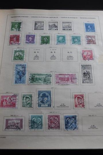 Monde - Collection de pays divers dans un ancien album