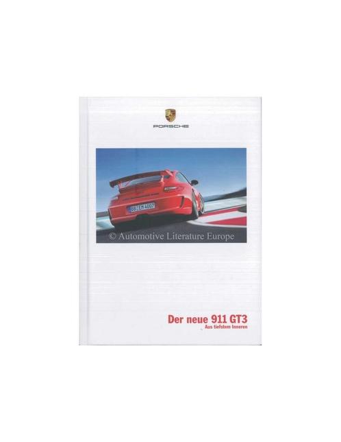 2009 PORSCHE 911 GT3 HARDCOVER BROCHURE DUITS, Boeken, Auto's | Folders en Tijdschriften