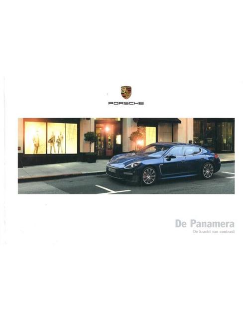 2016 PORSCHE PANAMERA HARDCOVER BROCHURE NEDERLANDS, Livres, Autos | Brochures & Magazines