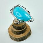 Turquoise - Zilver - Ring - AMERIKAANS TURQUOISE, Verzamelen, Nieuw