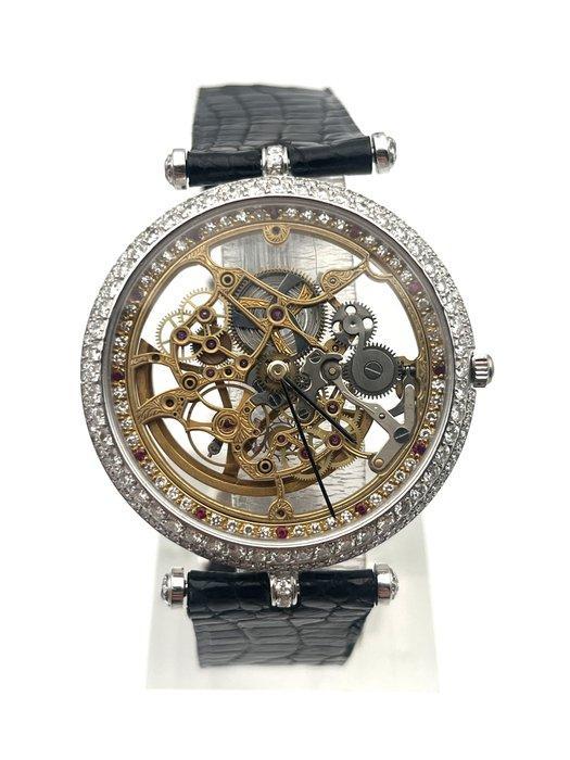 Van Cleef & Arpels - Pierre Arpels by Gerald Genta Skeleton, Handtassen en Accessoires, Horloges | Heren