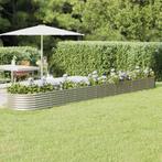 vidaXL Plantenbak 512x80x36 cm gepoedercoat staal, Verzenden, Nieuw