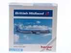 Schaal 1:500 Herpa 508728 Airbus A321-200 Britsh Midland..., Ophalen of Verzenden