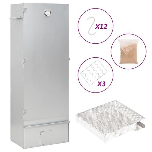 vidaXL BBQ-rookoven met koude rookgenerator gegalvaniseerd, Elektronische apparatuur, Overige elektronische apparatuur, Nieuw