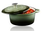 alpina Braadpan Gietijzer met Deksel - Bakpan  24 cm - Alle, Elektronische apparatuur, Verzenden, Nieuw