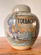 Pot à tabac - Poterie - Toeback - peint à la main, Antiek en Kunst