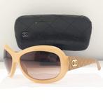 Chanel - Butterfly Amber Tone Frame and Beige Tone Leather