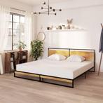 vidaXL Bedframe metaal 200x200 cm, Huis en Inrichting, Slaapkamer | Bedden, Verzenden, Nieuw