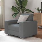 vidaXL Donkergrijze Fauteuil, 59 cm Stof, Huis en Inrichting, Verzenden, Nieuw