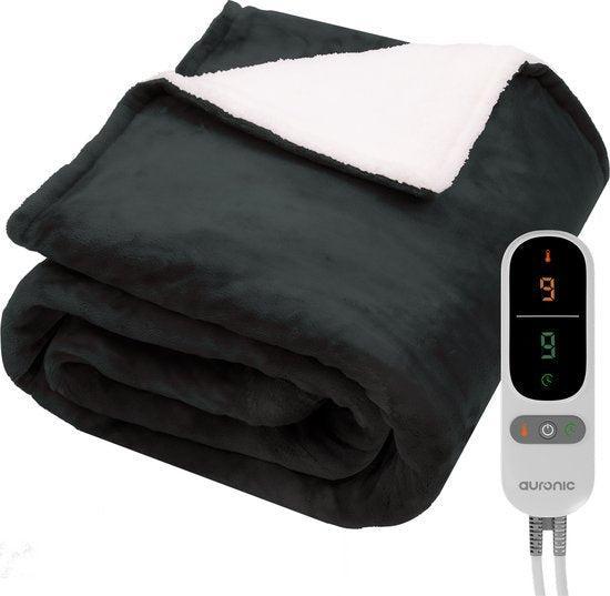 2dekans | Auronic Elektrische Deken - Warmtedeken - Sherpa, Huis en Inrichting, Slaapkamer | Beddengoed, Ophalen of Verzenden