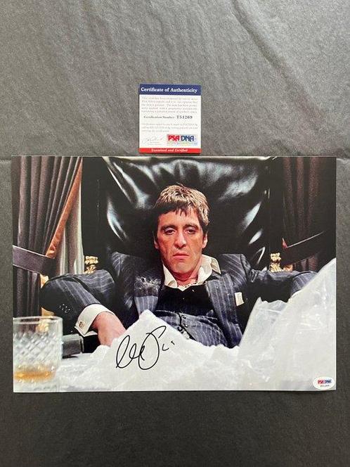 Scarface, Al Pacino (Tony Montana) - Signed in Person - with, Verzamelen, Film en Tv