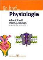 Physiologie  Schmidt, R. F.  Book, Verzenden, Schmidt, R. F.
