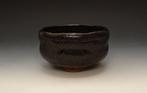 Kuro-Raku theekopje (Chawan) - Kato Sekishun - Keramiek -