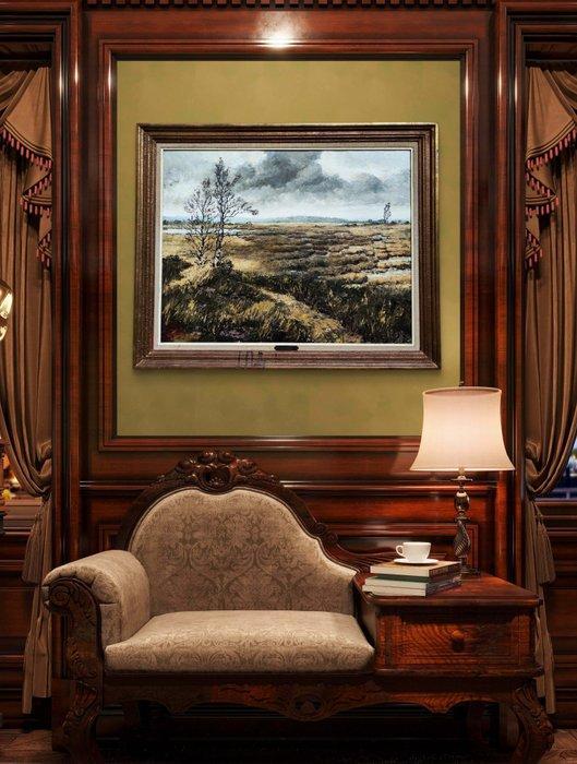 Pierre Gielis (XX) - La plaine silencieuse, Antiek en Kunst, Kunst | Schilderijen | Klassiek