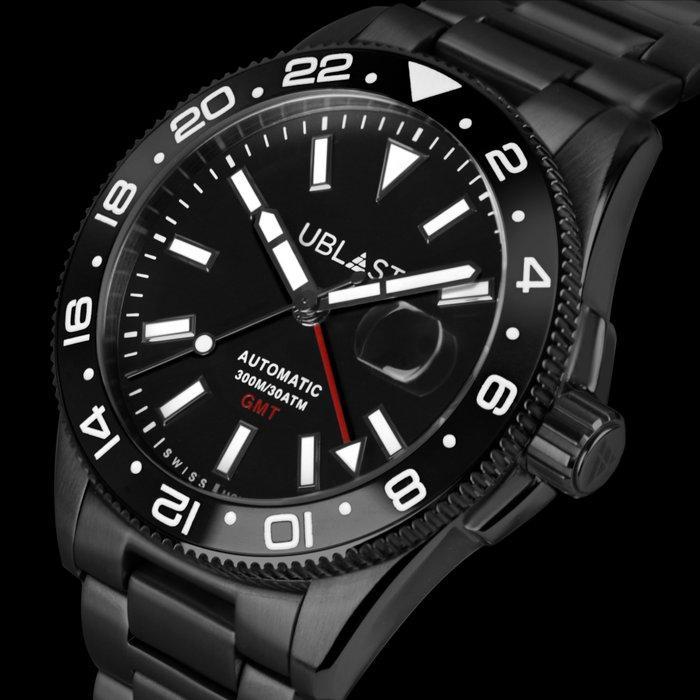 Ublast - Royal GMT Professional - UBRGB44BK - Automatic, Bijoux, Sacs & Beauté, Montres | Hommes