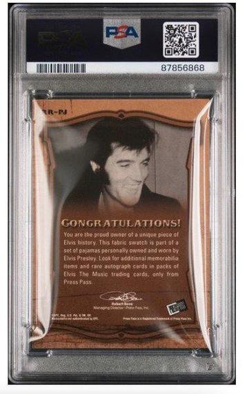2007 Press Pass - Elvis Presley - Owned & Worn Pajamas -