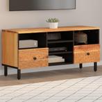vidaXL Tv-meubel 100x33x46 cm massief acaciahout, Huis en Inrichting, Kasten |Televisiemeubels, Verzenden, Nieuw