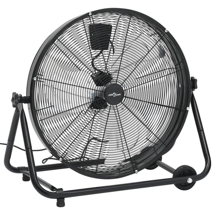 vidaXL Trommelventilator industrieel 172,5 W 60 cm zwart, Elektronische apparatuur, Airco's, Nieuw, Verzenden