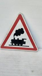 Steam Train Sign - Bord - Met, Antiquités & Art