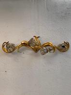 Lamp - Glas, Goud, Metaal, Schelp - vintage kroonluchter
