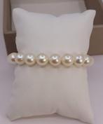 Armband 9x9,5 mm heldere Akoya-parels, Handtassen en Accessoires, Armbanden, Nieuw