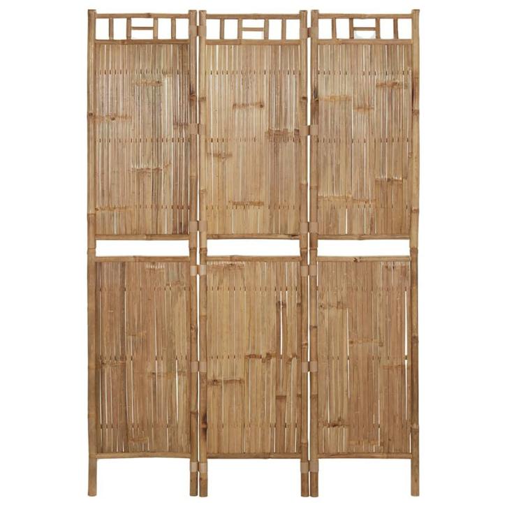 vidaXL Kamerscherm met 3 panelen 120x180 cm bamboe, Huis en Inrichting, Woonaccessoires | Overige, Nieuw, Verzenden