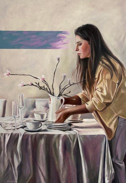 Naghme Hesari - Homes Breath, Antiek en Kunst, Kunst | Schilderijen | Modern