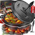 KESSER® Dutch Oven Set - 13,6L - Vuurpan - Stoofpan - Gietij, Huis en Inrichting, Verzenden, Nieuw