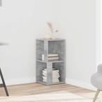 vidaXL Hoekkast 33x33x67 cm bewerkt hout betongrijs, Huis en Inrichting, Verzenden, Nieuw