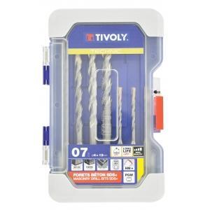 Tivoly koffer gegradueerde betonboor 4-12mm, Bricolage & Construction, Outillage | Foreuses