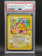 Pokémon - 1 Graded card - Pokemon Birthday Pikachu PSA 10, Nieuw