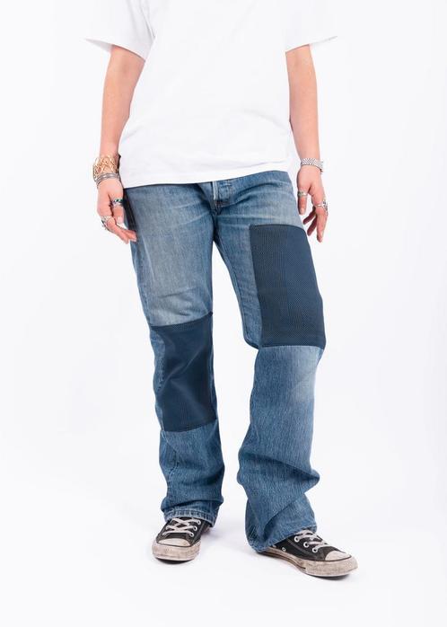 Upcycled Jeans by URC + BYBORRE, Kleding | Dames, Spijkerbroeken en Jeans, Ophalen of Verzenden