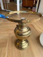 Miller - Olielamp - Messing, Glas - Prachtig Messing