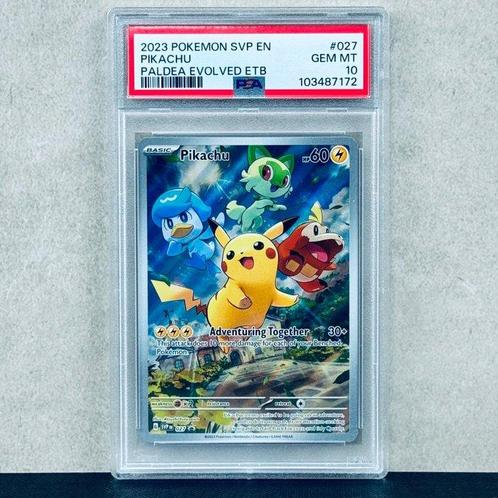 Pokémon Graded card - Pikachu #027 - Pokémon - PSA 10, Hobby en Vrije tijd, Verzamelkaartspellen | Pokémon