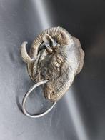 Wanddecoratie - Ram Towel Ring Iron - India