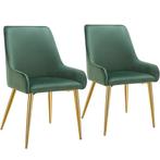 tectake Eetkamerstoel Avane, fluweeloptiek, draagkracht 120, Huis en Inrichting, Stoelen, Verzenden, Nieuw
