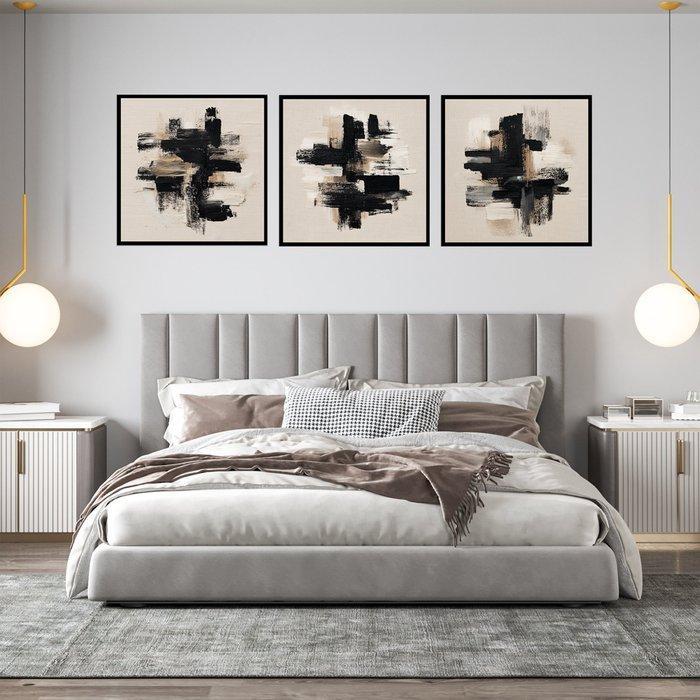 Aiana Roz - Urban Echoes - Set of 3 Giclée on Canvas, Antiek en Kunst, Kunst | Designobjecten