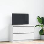 vidaXL Tv-meubel 80x35x54 cm spaanplaat wit, Verzenden, Nieuw
