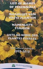 List of names of perennials = Naamlijst van vaste planten, Livres, Verzenden, M.H.A. Hoffman