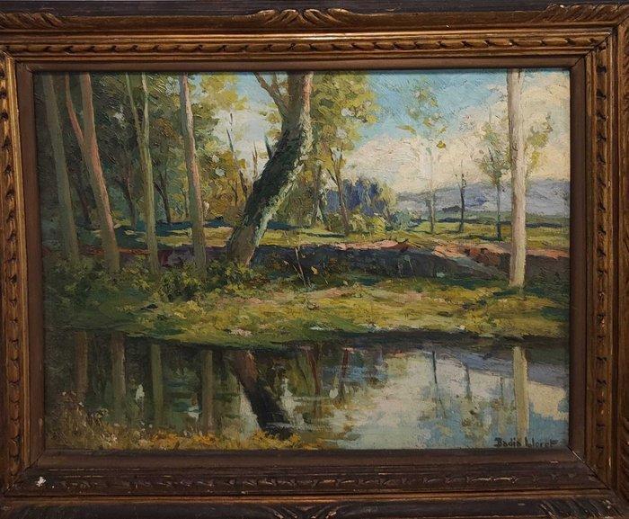 Josep Badía Lloret (1906-1983) - Paisaje Impresionista, Antiek en Kunst, Kunst | Schilderijen | Klassiek